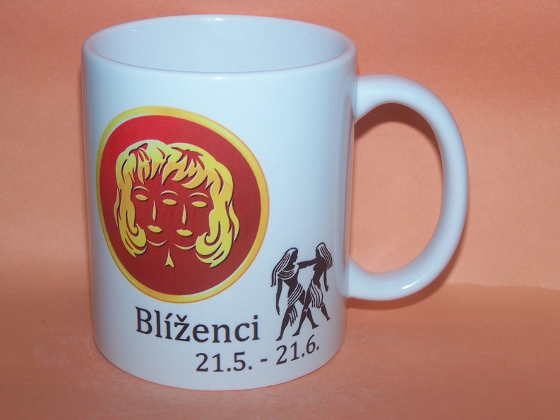 hrnek Znamení Blíženci