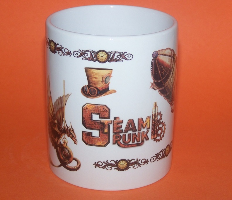 Steampunkový hrnek