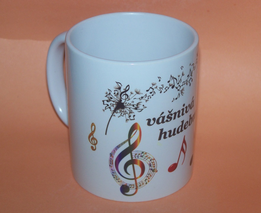hrnek Vášnivá hudebnice