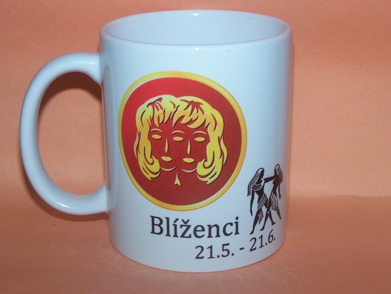 hrnek Znamení Blíženci