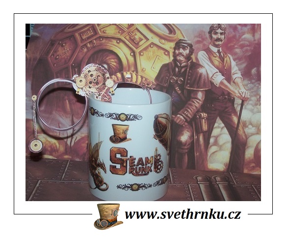 Steampunkový hrnek