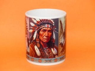 hrnek Indiánský náčelník